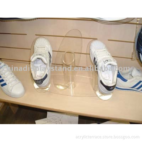tabletop acrylic shoe display/pedal stand